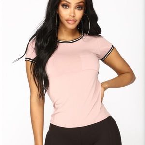 Loving The Crew Mauve Tee